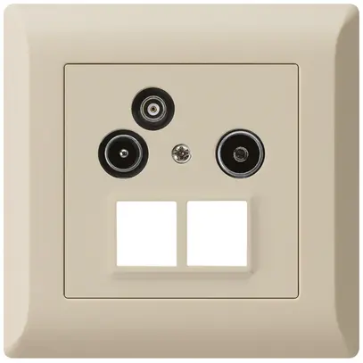 Prise d'antenne ENC R/TV/données HMS kallysto.line 19dB beige 