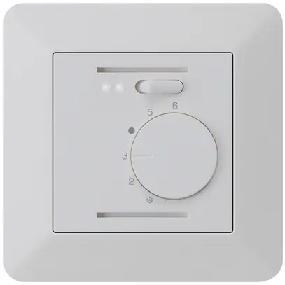 Termostato ambiente INC kallysto.trend grigio chiaro per riscaldamento pavimento 