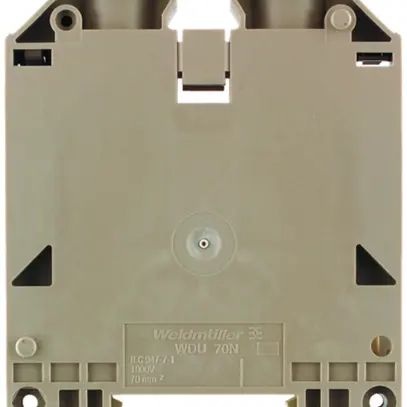 Durchgangs-Reihenklemme Weidmüller WDU N Schraubanschluss 70mm² TS35 beige 