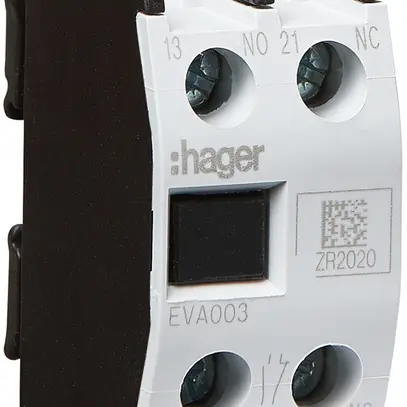 Contatto ausiliari Hager 1Ch+1R per EV040…EV170, EVN063…EVN200 