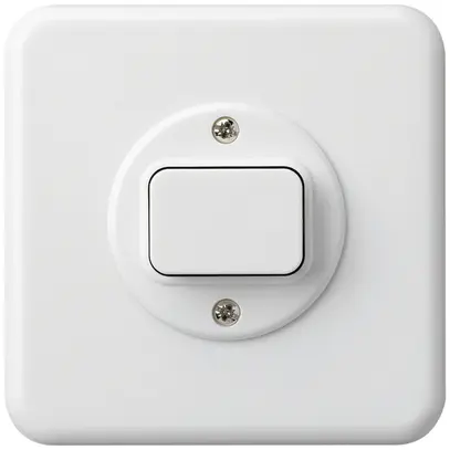 UP-Druckschalter basico 3/2L weiss 