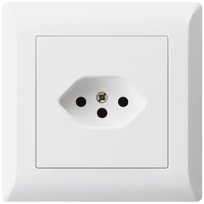 Presa INC kallysto.line T13 bianco con protezione bambini 