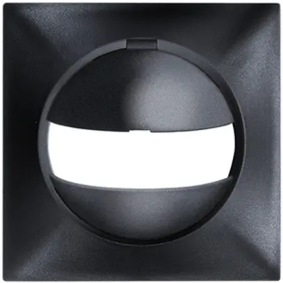 Couvercle ESYLUX COVER EDIZIOdue IP20 noir 
