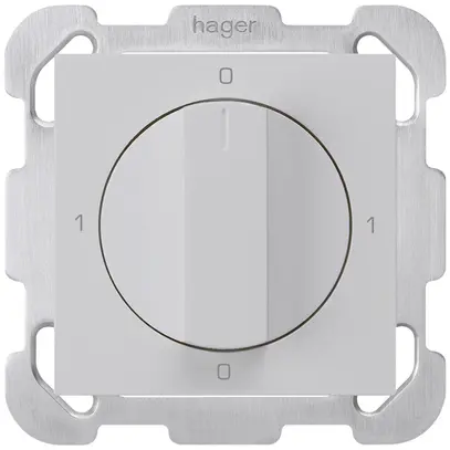 UP-Drehschalter kallysto 0/2L hellgrau mit Drehgriff 