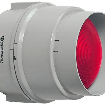 Lampe permanente BWM 12…230V AC/DC rouge 