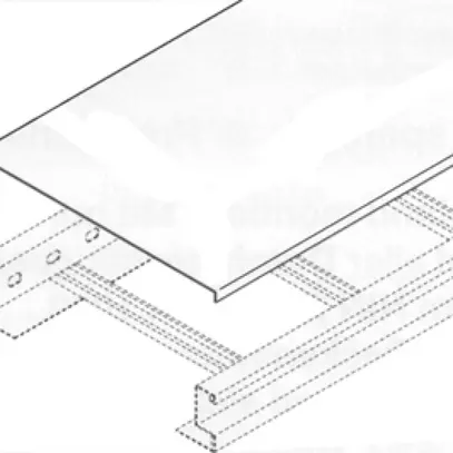 Coperchio Lanz per multicanale a lunga campata 200mm ZMA 