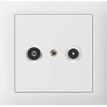 Prise d'antenne INC kallysto R-TV montage T boîte INC G3 23dB 2GHz blanc 