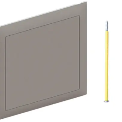 Couvercle à broches AGRO 130×130mm gris clair avec fixation centrale 