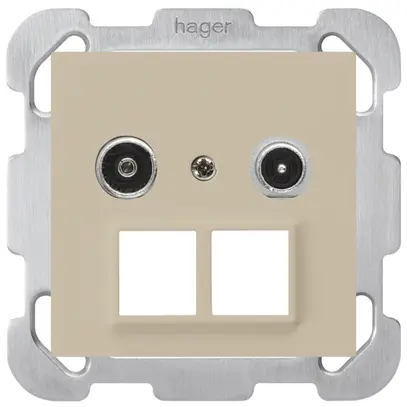 Presa multimedia INC kallysto R/TV montaggio B 19dB 2GHz beige 