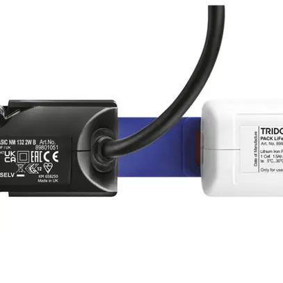 Lampada d'emergenza LED INS Tridonic EM R2A PRO NM 132 2W B, nero 