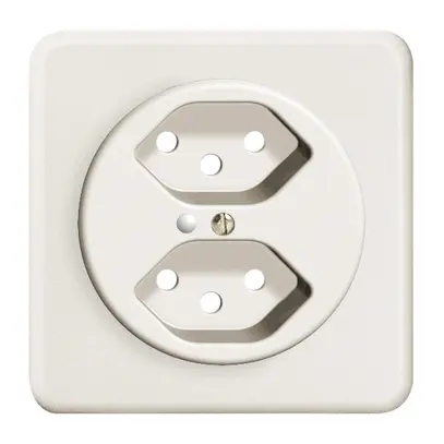 Kit frontale INC FH 2×T13 bianco 86×86mm con lente 