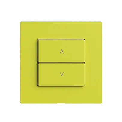 Interruttore tapparelle 1K/2T Edue Wiser lemon 