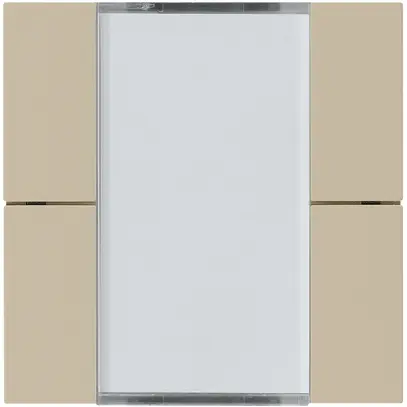 Frontset Hager kallysto 4×KNX systemlink/easylink beige 