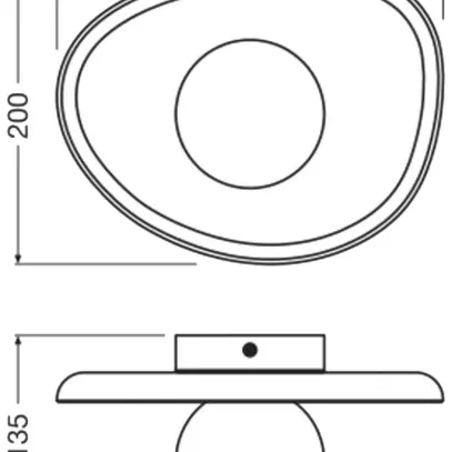 Applique LEDVANCE Decor Clay G9 1×5W 260×200×135mm marrone 