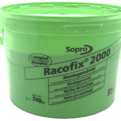Ciment rapide Racofix 2000, gris 5kg 
