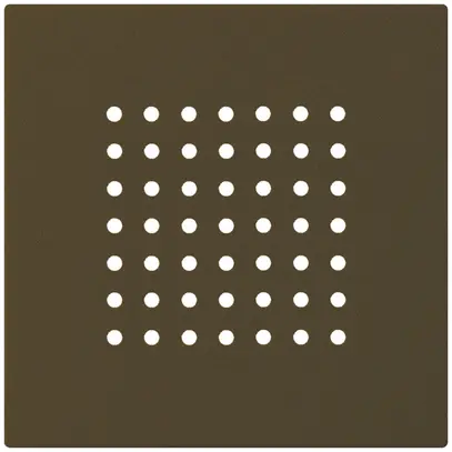 Plaque frontale kallysto pour carillon brun 