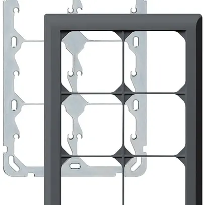 Intestazione INC kallysto.line 3×2 antracite verticale 