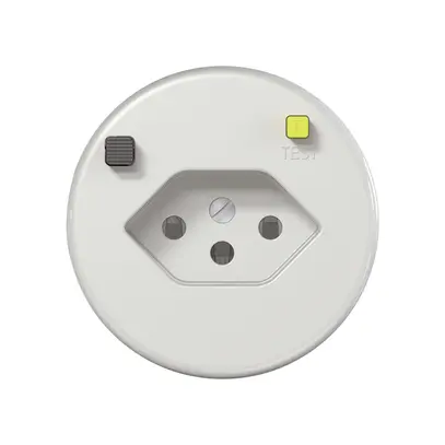 Presa FI INC CLASSIC E T13 30mA bianco 