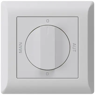 Interruttore rotativo INC 0-Man-0-Aut. grigio chiaro kallysto.line 2/1L manopola 