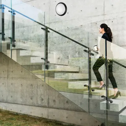 Plafoniera LED Sylvania START SURFACE 12W 1150lm 3000K IP66 cp Ø300mm nero 