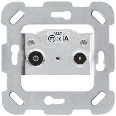 Intérieur pour prise antenne Hager R/TV montage F 14dB 2GHz 