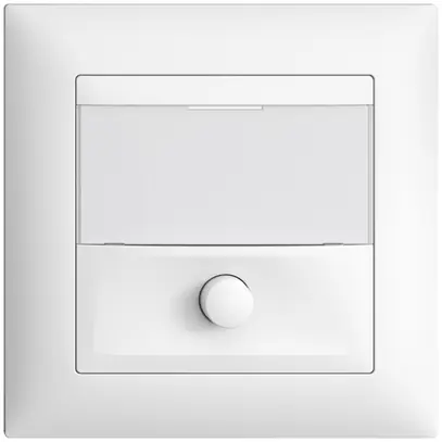 Tasto INC con porta-etichetta EDIZIOdue bianco 