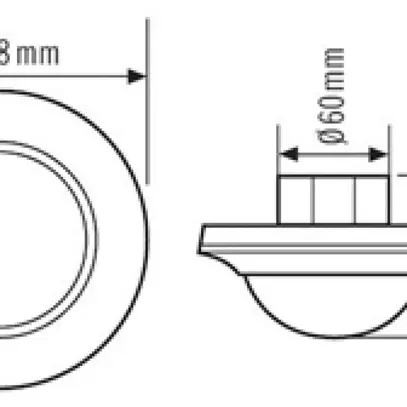Détecteur de présence ENC ESYLUX PD-C 360i/24 DUO DALI, opale mat 
