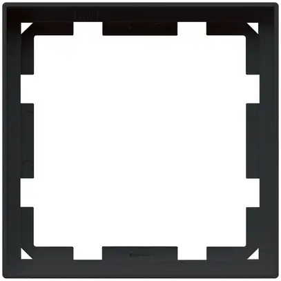 Cadre frontal KNX Hager kallysto pour thermostat noir 