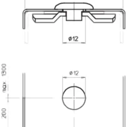 Chiavistello rotativo Bettermann p.canale AZ 50,doppio zincato caldo immersione 