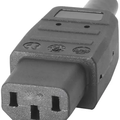 Prise d'appareils T113 C13 droite noir 