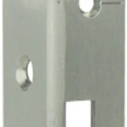 Contropiastra angolare 4/3, arrotondato, fori di fissaggio, DIN D 