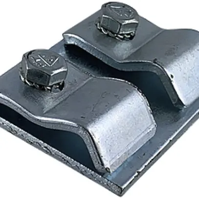 Plaque de serrage universelle pour fondation de terre 