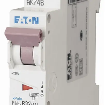 Disgiuntore Eaton C/32A 1P+N 6kA 1UM 
