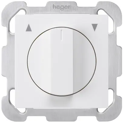 Interruttore/tasto rotativo INC per tapparella kallysto bianco 