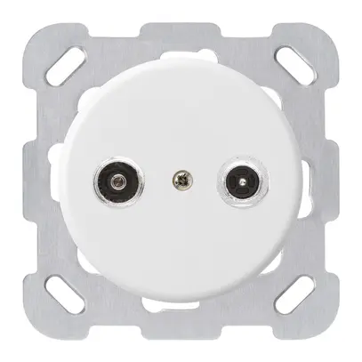 Prise de passage ENC basico TV-R 23dB blanc 