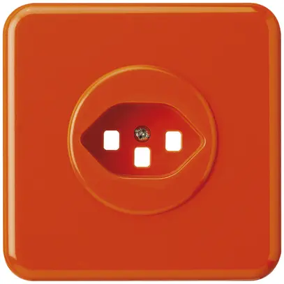 Kit frontale INC basico tipo 23 arancione 86×86mm per morsetti innest. 