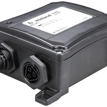 Boîte de distribution Wieland 5L noir 