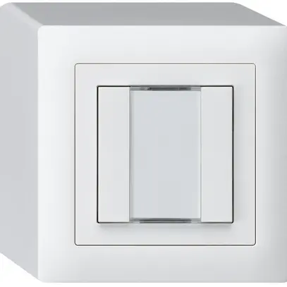 Poussoir AP kallysto KNX 2×blanc s/e-link 