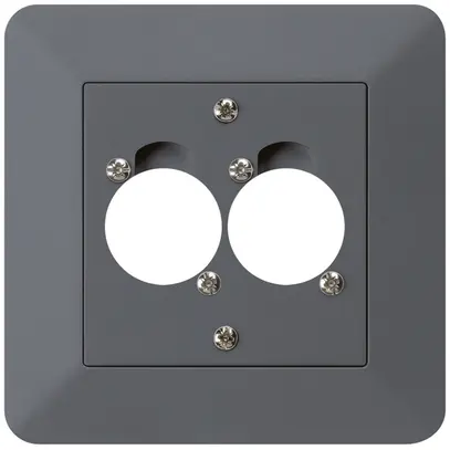 UP-Montageset für 2 XLR anthrazit kallysto.trend 