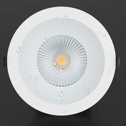 EB-LED-Spot maxLUCE ATMO 150 18W 1860lm 3000…4000K IP44 Ø150mm weiss 