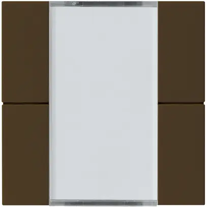 Kit frontal Hager kallysto 4×KNX systemlink/easylink brun 