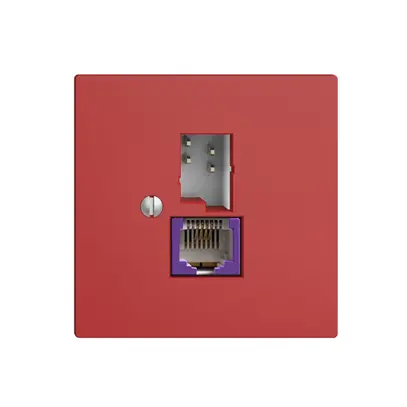 Dose T+T 6P/1×RJ45 DSL-Breitband EDIZIOdue berry 