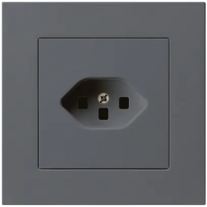 Prise ENC kallysto.pro T23 anthracite avec bornes enfichables 