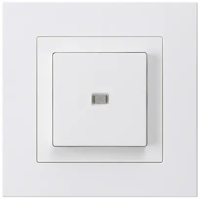 Interruttore pulsante luminoso INC kallysto.pro 3/2P bianco 