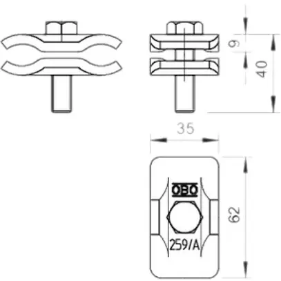 Parallelklemme Bettermann 259A 