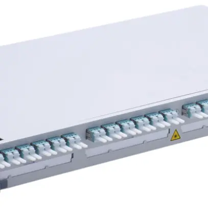 Panneau 19" FO FiberRack2 1UH 6×LC-Duplex OM3/OM4 