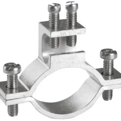 Brida di messa a terra AGRO 1…1 1/4" (33.5…41.9mm), 1×4…50mm²/Ø8mm 