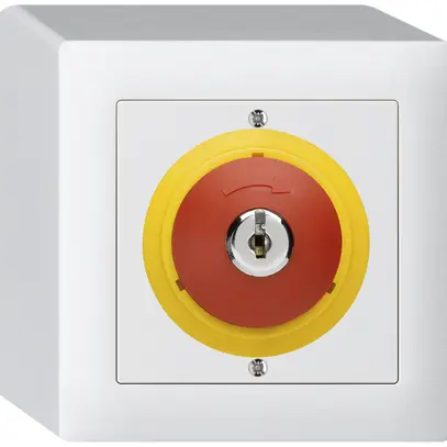 Contatto rota.c.chiave AP kallysto ARRESTO DI EMERGENZA bianco 