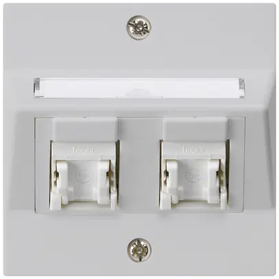 UP-Montage-Set kallysto A Kat.5e 2RJ45/u hellgrau 