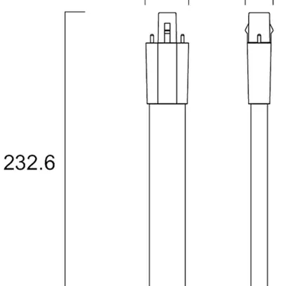 LED-Lampe Sylvania ToLEDo Lynx G23 6W 660lm 4000K 233mm opal 